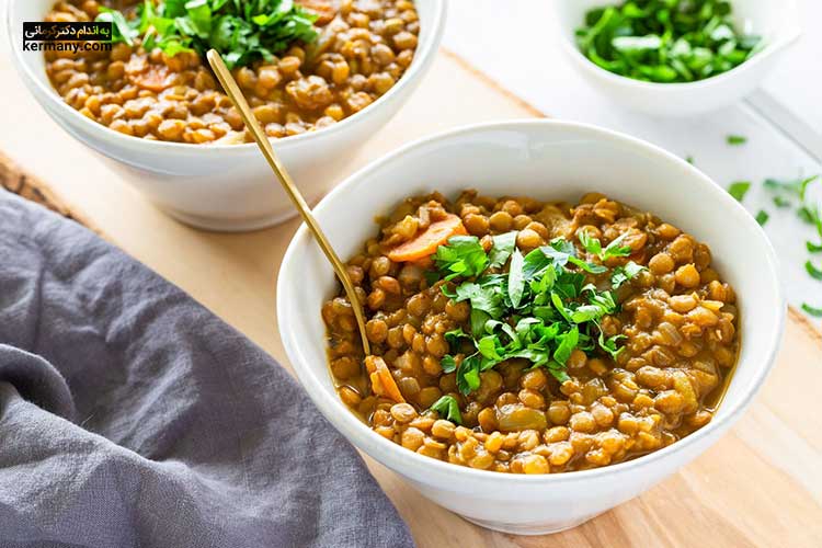 یکی از خواص عدس به دلیل وجود منیزیم و پتاسیم، کاهش فشار خون است.