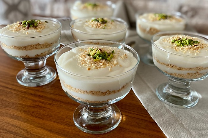 طرز تهیه کاستارد بیسکوییتی