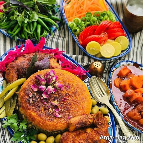 47 تزیین غذای ایرانی جدید ۱۴۰۲