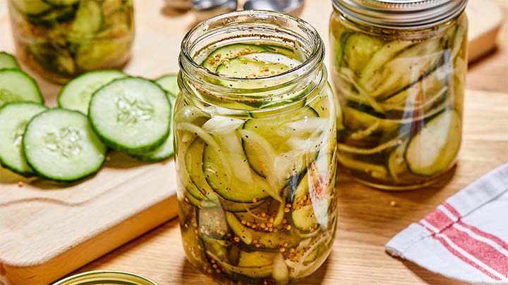 سبزی مناسب برای ترشی خیار حلقه‌ای