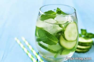 روش های تهیه موهیتو خیار و موهیتو خیار با نعنا و لیمو