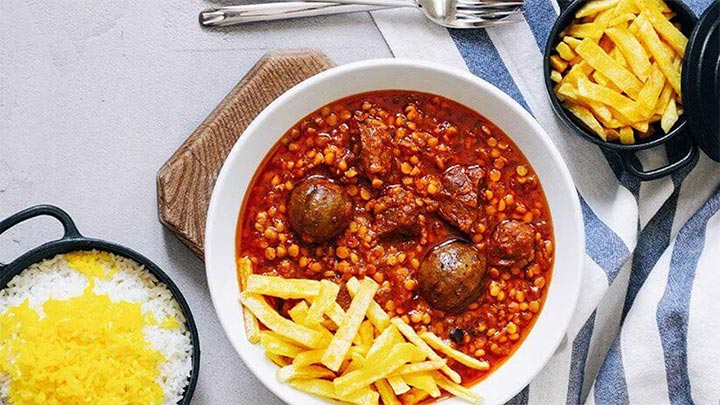 مواد لازم برای تهیه خورشت قیمه