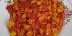طرز تهیه یتیمچه ساده و سنتی بادمجان و گوجه فرنگی تهرانی