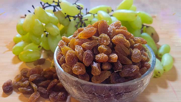 خواص کشمش