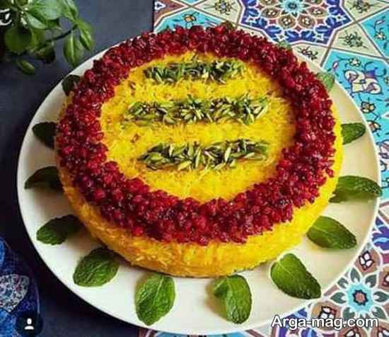 مدل های تزیین کردن ته چین