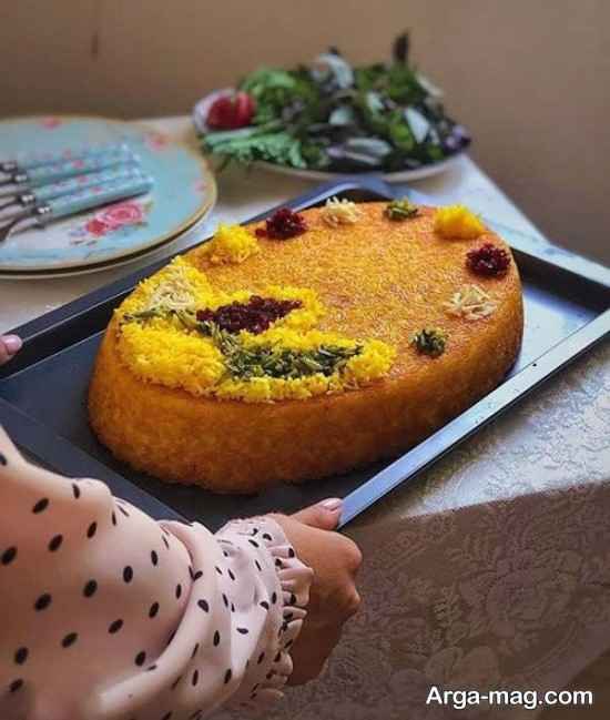 تزیین ته چین قالبی