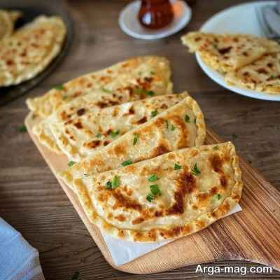 طرز تهیه گوزلمه اسفناج