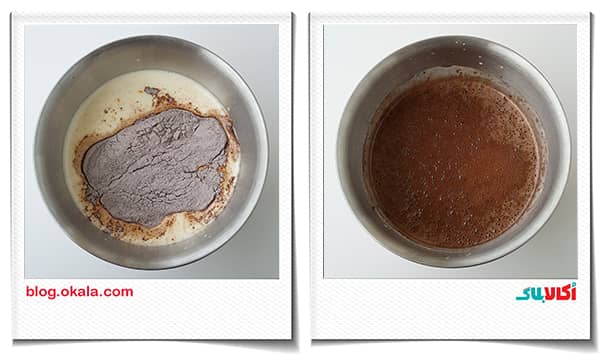 مواد نهایی کیک پرتقالی