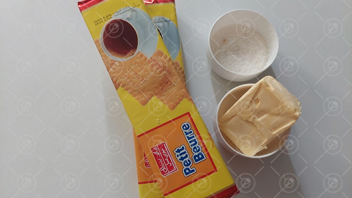 مواد لازم جهت تهیه خمیر یا کراست و پایه‌ی تارت انبه