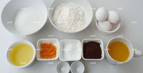 مواد لازم برای کیک