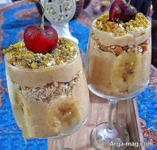دیزاین جذاب دسر نسکافه ای
