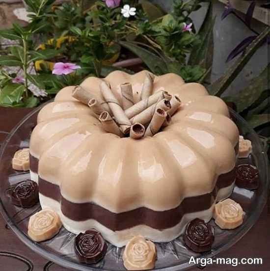 دیزاین زیبا دسر نسکافه ای