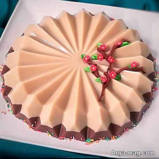 دیزاین دسر نسکافه ای با قالب