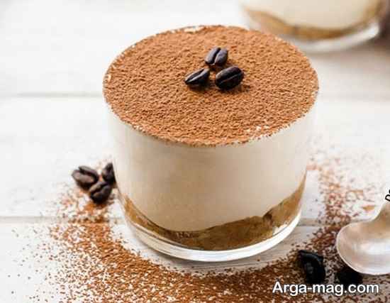 دیزاین دسر نسکافه ای جالب