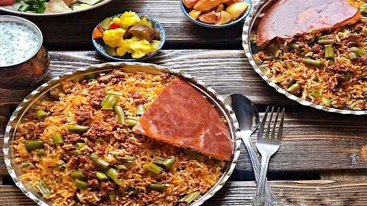 لوبیا پلو
