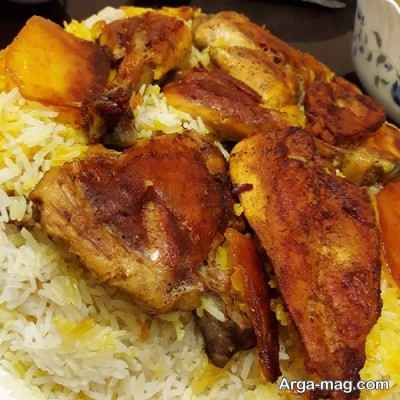 طرز تهیه باسترمه پلو