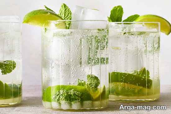 چند تزیین موهیتو