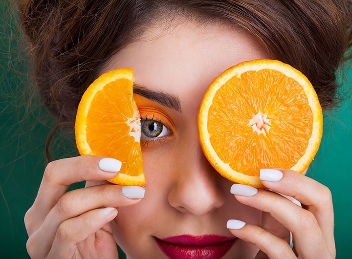 خواص پرتقال برای چشم