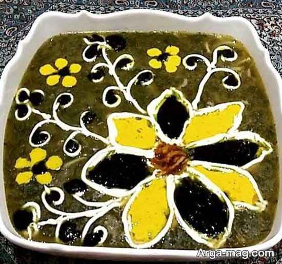 تزیین مخصوص آش رشته