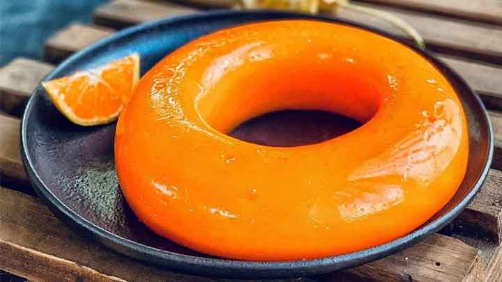 مراحل طرز تهیه محلبی پرتقال