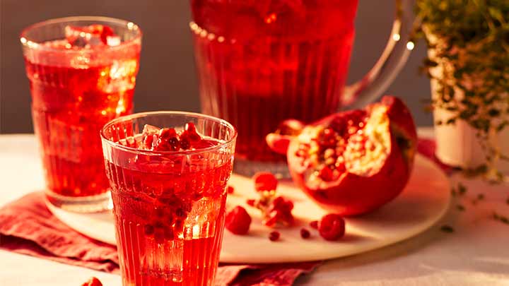 طرز تهیه دمنوش انار