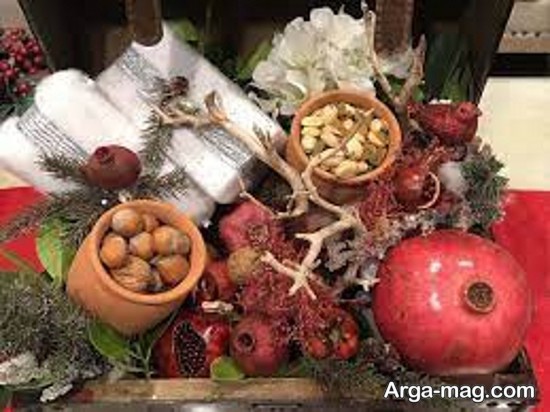 تزیین به روز انار شب یلدا