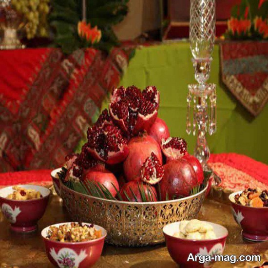 تزیین انار شب یلدا خاص