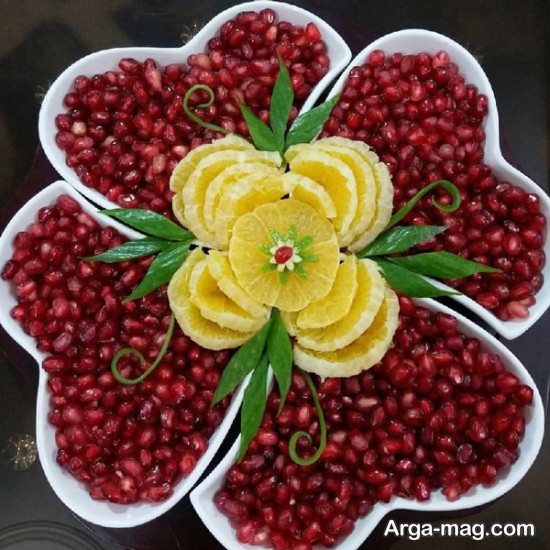 تزیین انار شب یلدا 1402 با مدل جدید