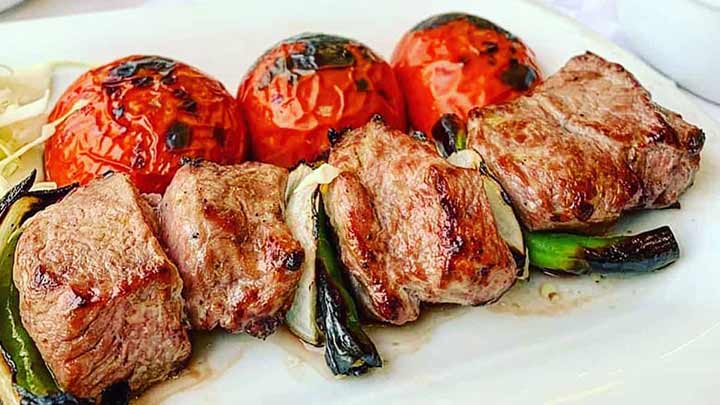 کباب چنجه با فیله گوسفندی