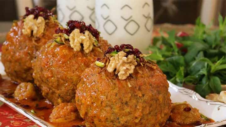 کوفته مرغ از غذاهای خوشمزه تبریزی
