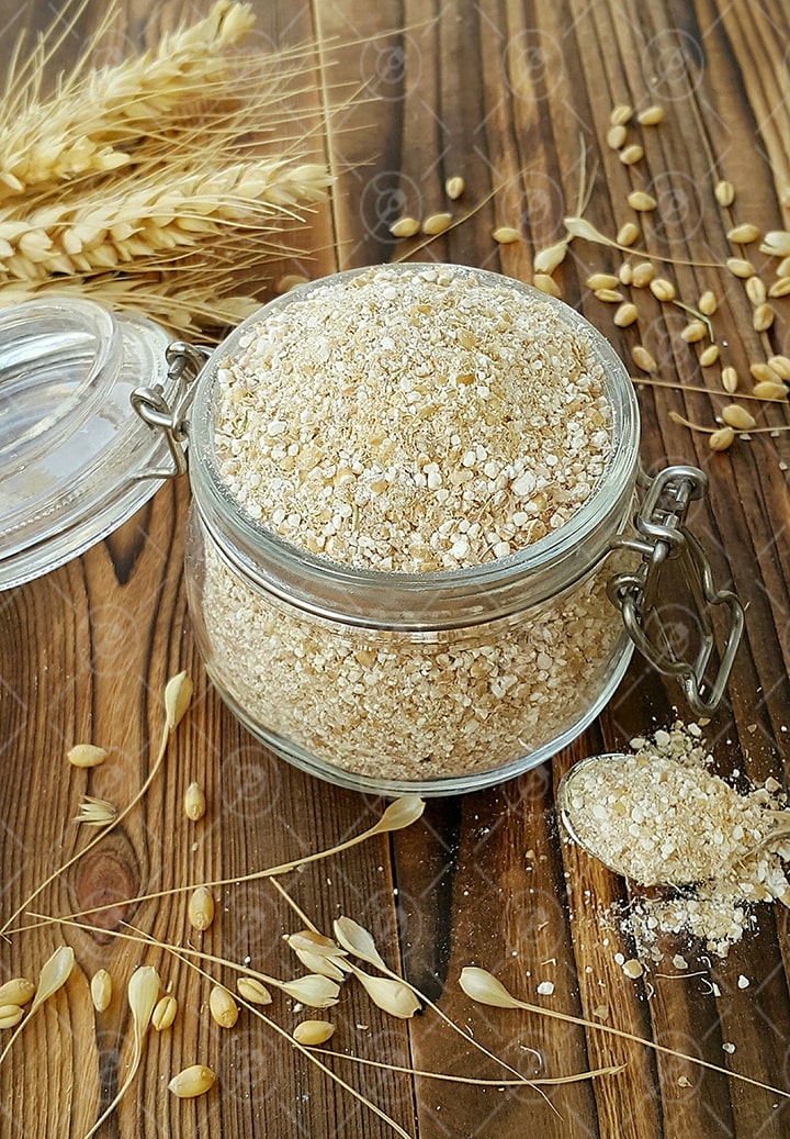 پودر جوانه گندم مقوی به روشی ساده در خانه