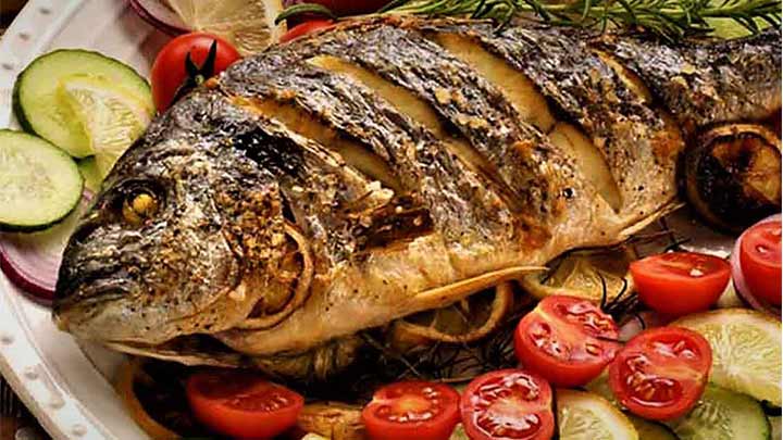 مراحل تهیه ماهی صبور (حشو)