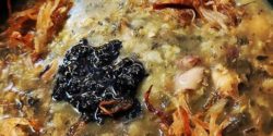 طرز تهیه آش شله قلمکار نذری خوشمزه و مجلسی اصفهانی
