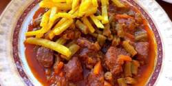طرز تهیه خورش لوبیا سبز اصیل مجلسی و خوشمزه رستورانی