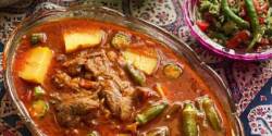 طرز تهیه آبگوشت بامیه خوشمزه و مجلسی به روش ایلامی
