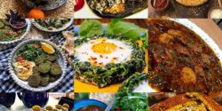 لیست آموزش تهیه انواع غذا با اسفناج برای شام و ناهار
