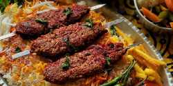 طرز تهیه کباب حسینی با گوشت چرخ کرده به روش سنتی اصفهانی