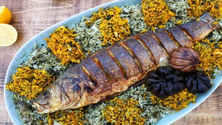 طرز تهیه سبزی پلو با ماهی